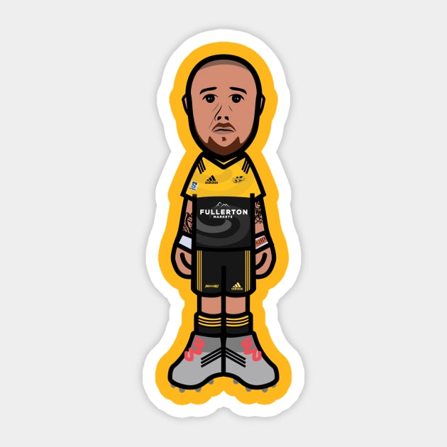 TJ Perenara Sticker by asGraphics